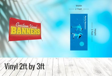 Customize Vinyl 2ft by 3ft & Order Online Now