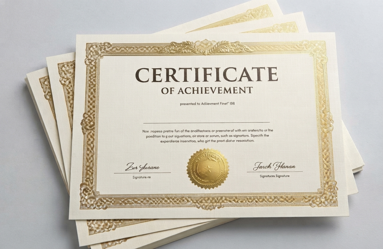 Certificates