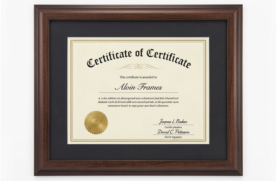 Certificate Frames (Wooden)