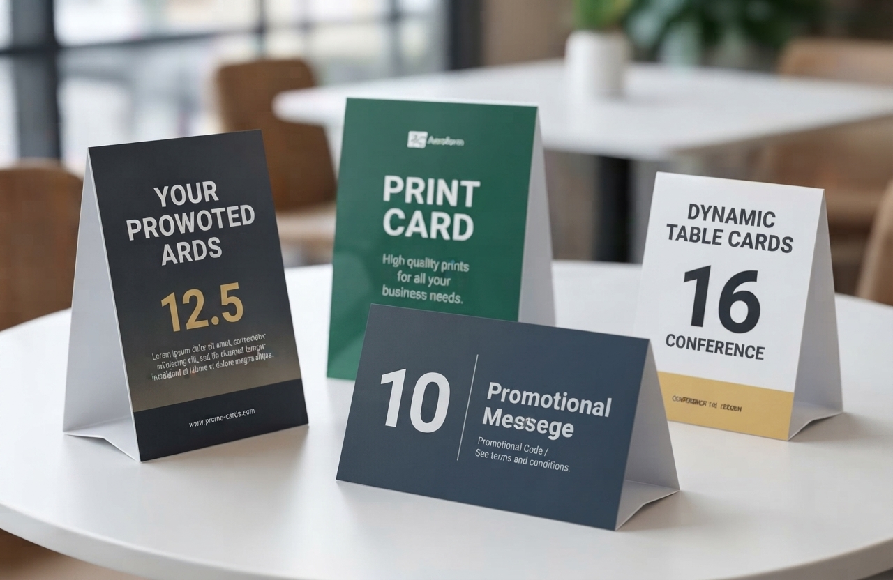Table Tents / Tent Cards