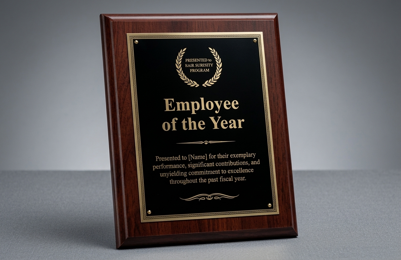 Award Plaques (Wooden)